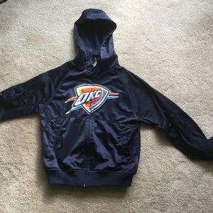 Boys Majestic Oklahoma Thunder hooded jacket
